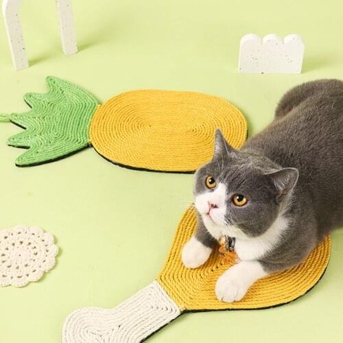 Pineapple Chicken Leg Cat Sisal Claw Grinding Pad Divert Attention Protect Furniture Grinding Claw Rest multi-function Cat Mat
