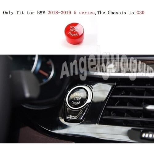 Angelguoguo Car Engine Start Stop Button Replace Upgrade Fit For BMW 2018-2019 5 Series G30
