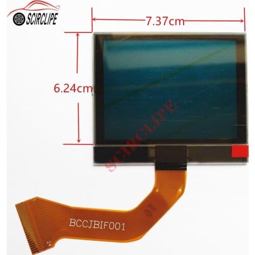 Car Instrument Cluster LCD DISPLAY with FPC USA model Red background For US Cayenne 2003-2009 VW Touareg V6 2004-2007