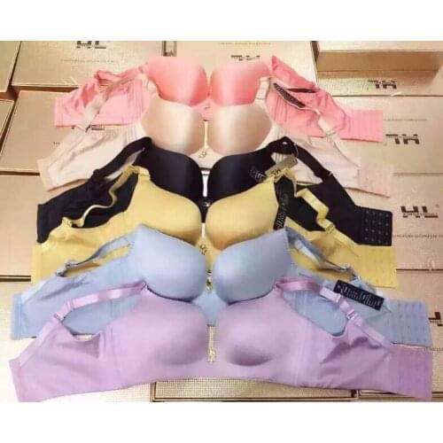 Brand New Authentic Happy fox underwear no rims Seamless Bras bra gather deep V breathable abdomen