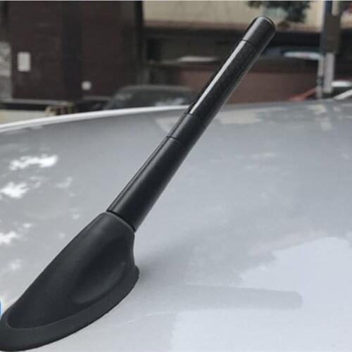 Carbon Fiber Radio Car Antenna case For DACIA SANDERO STEPWAY Dokker Logan Duster Lodgy