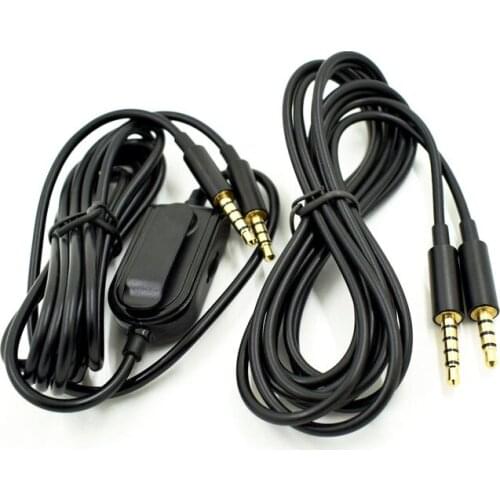 Volume Control Gaming Headphone For LogitecAstro A10 A40 A30 A50 Headphone Cable For Xbox One Play Station PS4