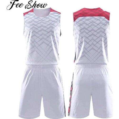 2Pcs Kids Boys Summer Breathable Gradient Color Sleeveless Casual Vest and Shorts Set Basketball Football Running Sports Suits