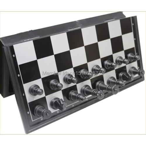 International Magnetic Chess Game Pieces Set Staunton Style Chessmen Collection Portable Folding checkers Board Chesses Game