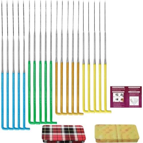 Imzay 20Pcs Needle Felting Set Felting Needles Felting Supplies Wool Felting Needles Tool Kit Felting Tools for Wool Felt Craft