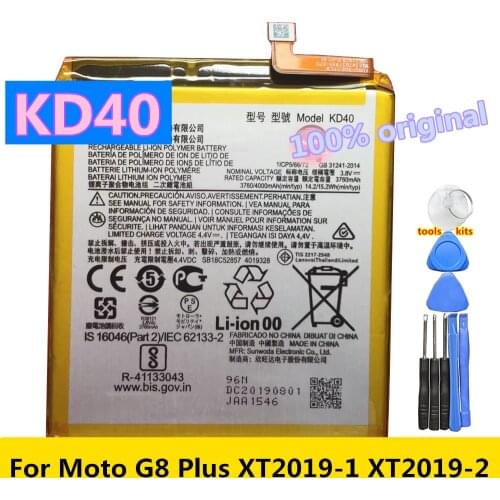 Original 4000mAh KD40 Battery For Motorola Moto G8 Plus XT2019-1 XT2019-2 In Stock High Qualityy