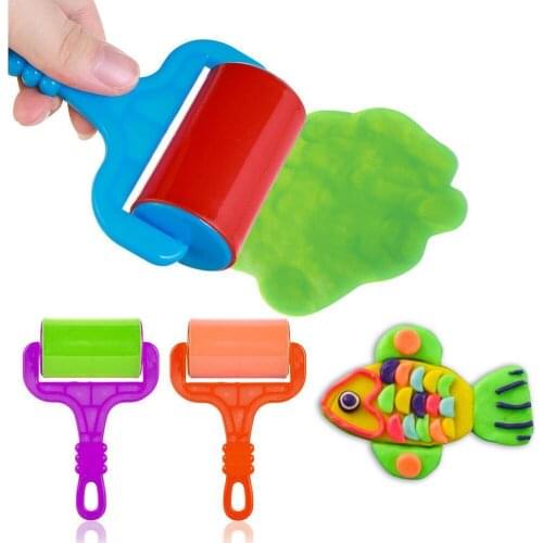 Random Color Plastic Roller Tool Diamond Painting Cross Rolling Stitch Press Colored Diamond Drawn Accessories M6O2