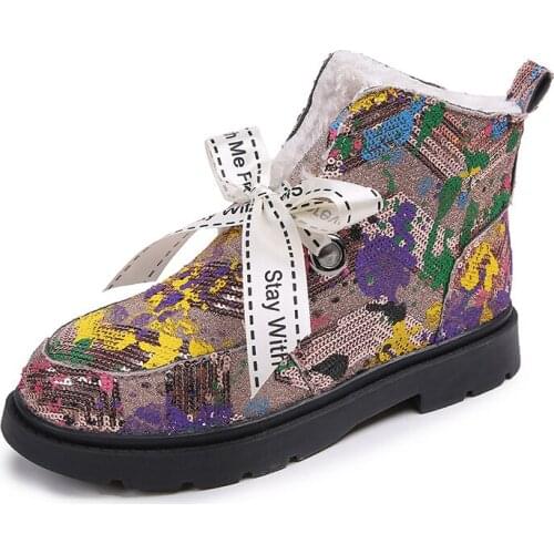 Keep Warm Ankle Winter Boots Women Boots Waterproof Winter Shoes Women Snow Boots Platform With Thick Fur Heels Botas Mujer 2019