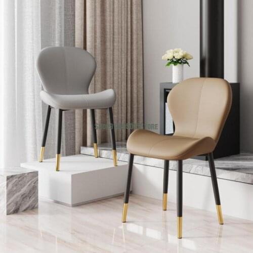 Light Luxury Dining Table And Chair Home Simple Modern Nordic Dining Chair Ins Net Red Dressing Table Bedroom Makeup Stool