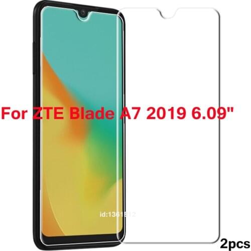 ZTE Blade A7 2019 Tempered Glass Screen Protector For ZTE Blade A 7 2019 Glass Transparent Phone Screen Protector Film 6.09 inch