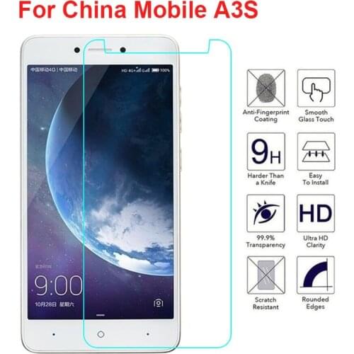 SmartPhone Front LCD Film For China Mobile A3S Glass Protective Toughened Tempered Glass For china mobile A3S Screen Protector