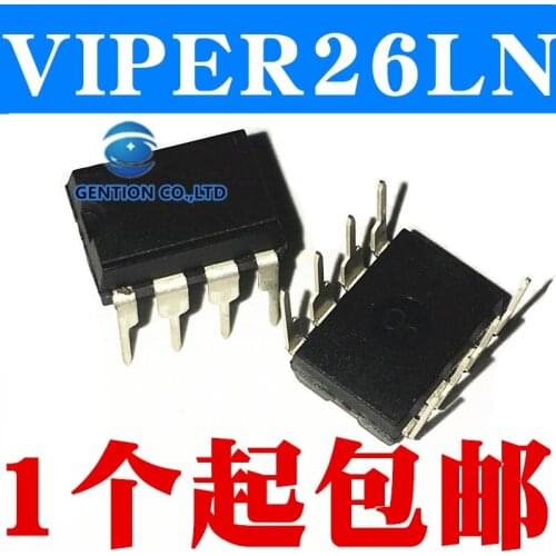 10PCS VIPER26L VIPER26LN ac dc switching power supply management IC DIP8 chip in stock 100% new and original