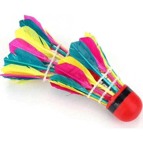 11pcs Durable Colorful Badminton Balls Shuttlecocks Set Training Exercise Badminton Accessories Outdoor Indoor Sports Games