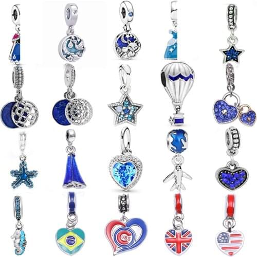 2Pcs/Lot Elegant Purple Charms Pendant,Used To Make Brand Bracelet Necklace Jewelry,DIY Mens Womens Gift Making Direct Sales