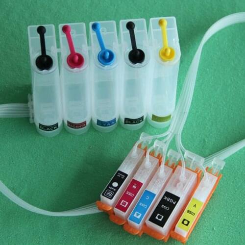 5 colors PGI 550 CLI 551 PGI550 CLI551 Empty CISS for Canon IP7250 MG5400 MG5450 MG5550 MG5650 MG6450 MG6650 MX725 MX925 printer