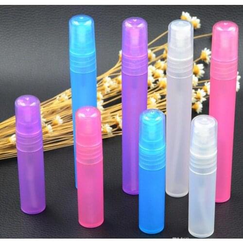 5ml/10ml Mini Plastic Small Empty Spray Bottle For Make Up And Skin Care Refillable bottles Perfume Pen Atomizer Spray Bottle SL
