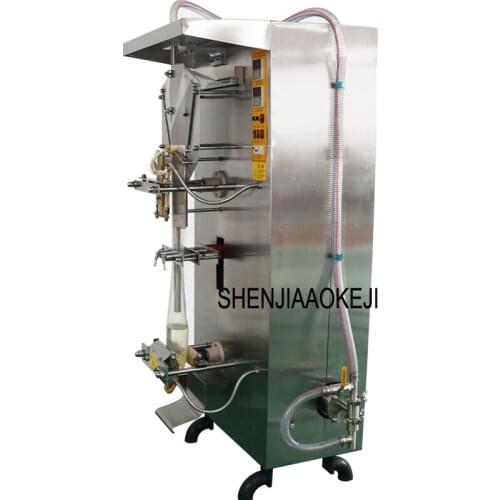 220V SJ-1000 Stainless steel liquid packing machine Automatic water soymilk packing machine Quantitative food sealing machine
