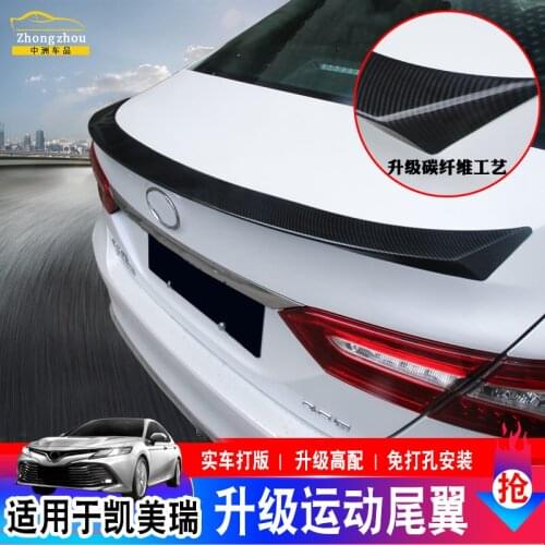 High-quality ABS paint car fixed tail, high quality stable car rear spoiler for Toyota Camry 2018 2019 2020