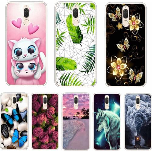 Case For Huawei Mate 10 lite soft tpu nova 2i flower silicon Phone Cases Cover For Huawei Mate 10 lite coque