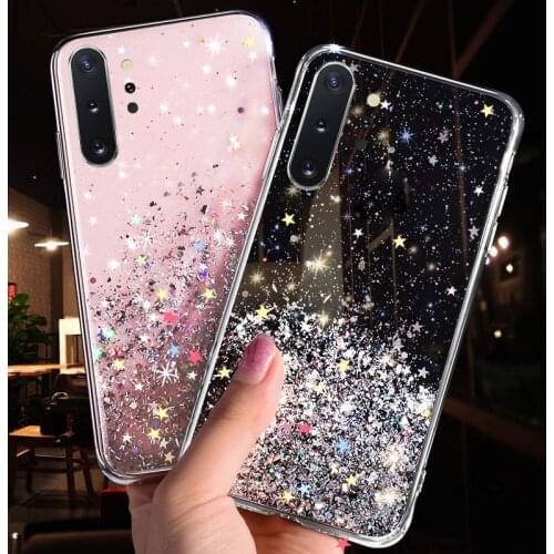 Luxury Glitter Star Case For Samsung Galaxy A51 A71 A70 A50 A10 A20 A30 A60 A80 A10S S20 Note 10 9 8 S10 S9 S8 Plus S10E Cover
