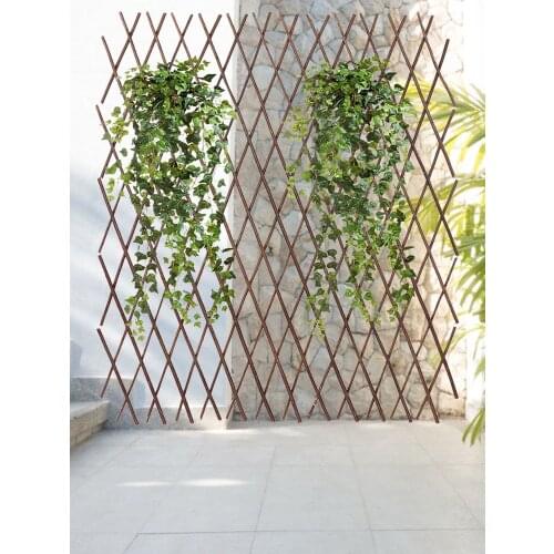 Wooden Fence Durable Retractable Plant Climbing Frame Trellis Flower Decoration Stand For Holiday Decoration Garden Tool