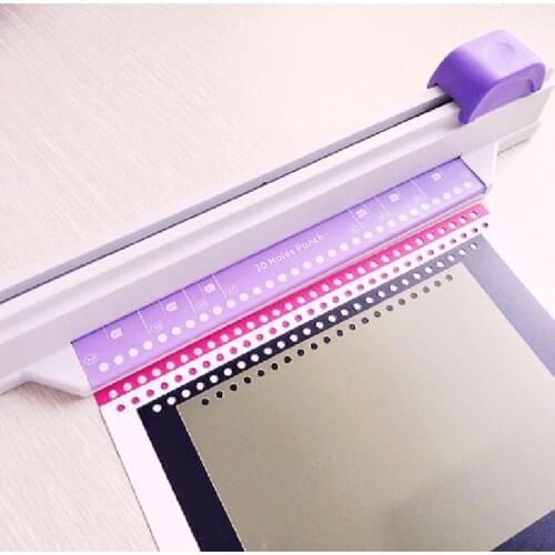 New 1 Pcs Selling 30 Holes Punchersliding Light Duty Paper Punch 30 Holes A4 B5 A5 A7 B7 A6 B6 Large Capacity 5 Sheets