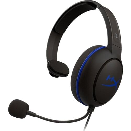 HyperX Cloud Chat Headset Official Playstation Licensed for PS4 40mm Driver Noise-Cancellation Microphone Gaming Headphone