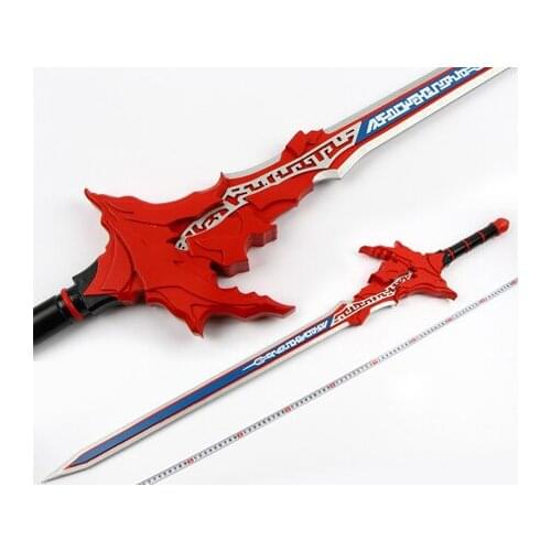 Game Tv Legend of The Ancient Sword Fierce Burning Blade of Silence Cosplay Props Wooden Sword Weapons for Halloween Party Show