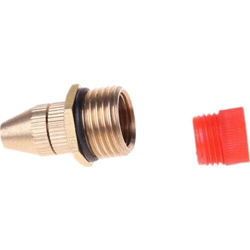 1/2" Adjustable Water Flow Brass Spray Misting Nozzles Spray Head Garden Lawn