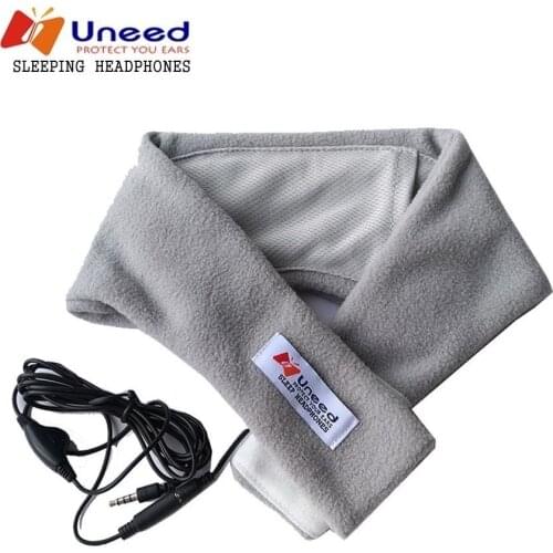 Uneed 3 IN 1 Sleeping Headphones Eye Mask Ice Bag Music Sleep Earphone Protect Eyes Enjoy Music for Phones MP3/MP4/MP5