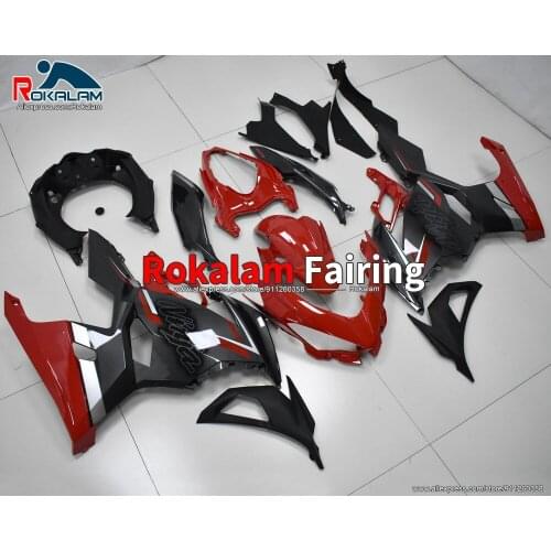 Motorcycle Cowling For Kawasaki Ninja 400 2018 2019 2020 Red Black Aftermarket Motorbike Fairing Set (Injection Molding)
