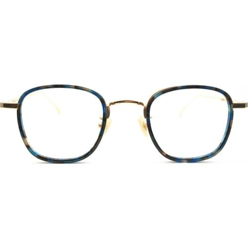 Belight Optical Women Men Acetate with Titanium Glass Prescription Eyeglasses Optical Spectacle Frame Eyewear