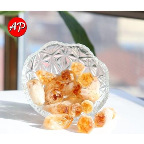 50g Natural Quartz Brazil Citrine Crystal Tooth Ore Rock Mineral Specimen Collection Home Decorate DIY Gifts Fish Tank stone