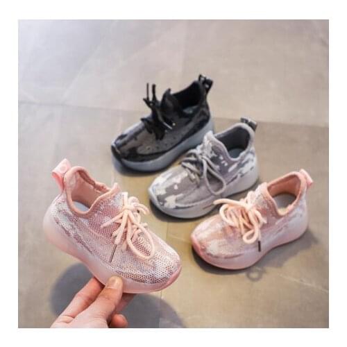 Spring new fashionable net breathable leisure sports shoes kids running shoes for girls shoes for boys children shoes