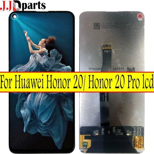 Original lcd for Huawei Honor 20 YAL-L21 LCD Touch Screen Digitizer YAL-L41 YAL-AL10 Replace For Huawei Honor 20 Pro LCD Screen