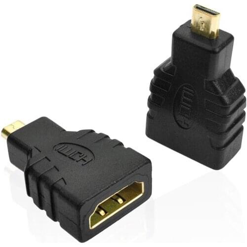 Micro HDMI Male to HDMI Female Adapter Type D to A HDMI Connector Converter Adapter for Xbox 360 for PS3 HDTV 200pcs/lot