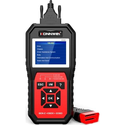 KONNWEI KW460 Durable Car Tester For Mercedes-Benz OBD II +EOBD Scanner Diagnostic Instrument Detection