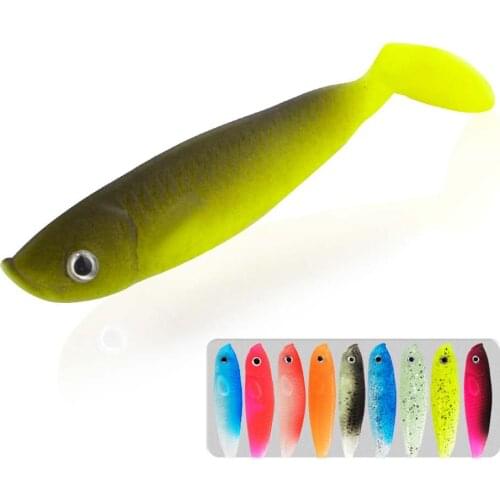 Rubber Fishing Lure Select High Silicone 6.8g 5.5cm Bear Strong Bite Force 3D Fisheye Bright Luster