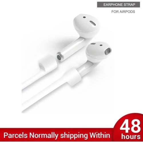 Anti-Lost Strap String Rope for AirPods 1 2 Strap Soft Silicone Headset Headphone Cord Earphone Neck Rope for Air Pods Accessory