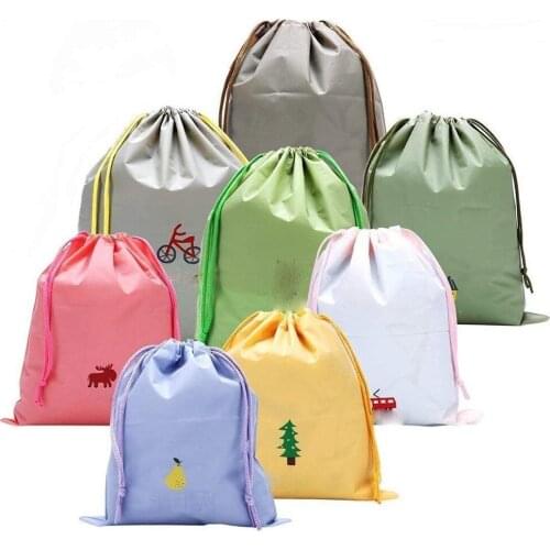 Creative Portable Waterproof Storage Bag Drawstring Pouch Travel Storage Bag Gym Sports Swimming Essential Organizer Bags Z71