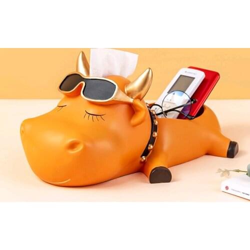 Decorations for home desk decor resin embellishments Creative tissue box The key holds the decoration Parlor decoration