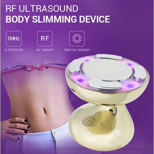 1Mhz Ultrasonic Cavitation RF Machine Fat Burning Anti Caellulite Slim Phototherapy Skin Tightening Face Body Beauty Care Device