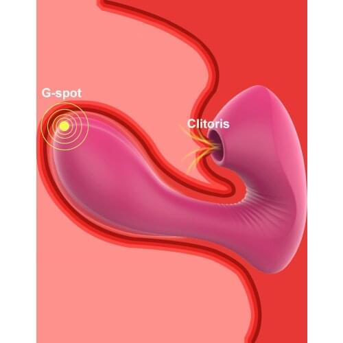 Sucking Vibrator For Women Clitoria Sucker G Spot Dildo Vibrating Oral Clitoris Stimulator Vaginal Massager Adult Sex Toys