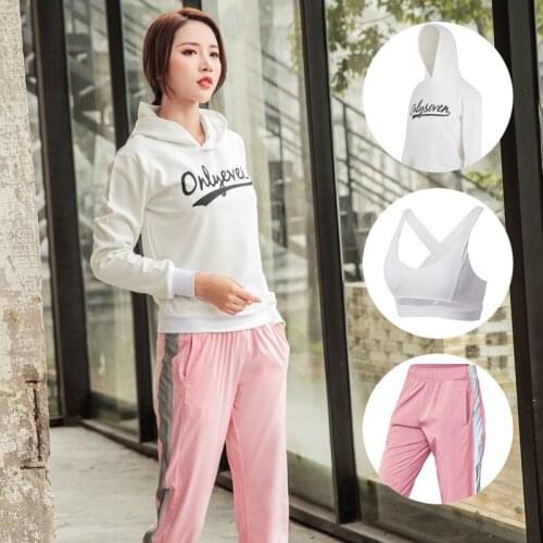 2019 Womens Yoga Sets Yoga Tshirt Leggings for Fitness Running Training Exercise Sport Suits Fitness Gym Tracksuit for Women