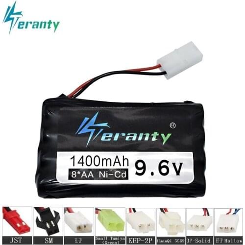 1400mah 9.6v Battery for RC Cars battery 9.6v NiCD battery for Remote controlled electric toys tool boats Tank Toys Guns battery