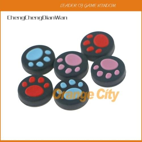 2pcs Cat Paw Claw Silicone Thumb Grips Cover for Nintend Switch NS Analog Stick Caps Skin for Joy Con Joystick Grip