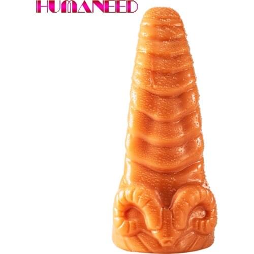 Sheep Shape Dildos Realistic Animal Anal Plug With Suction Cup Adult Couples Soft Penis For Women Masturbation Dick Sex Toys