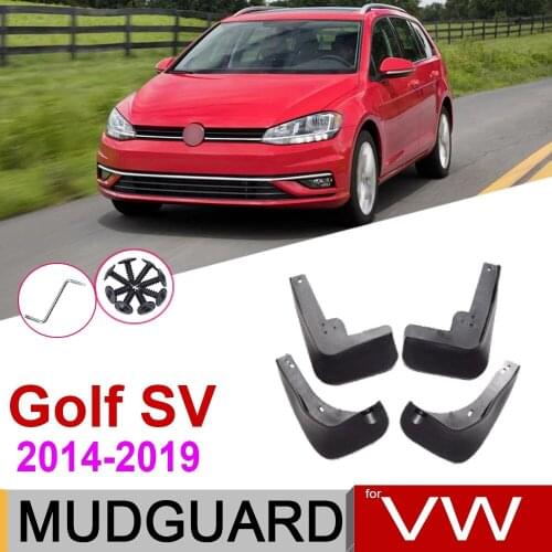 Mudflap Fender For Volkswagen VW Golf Sportsvan SV Mk7 2019~2014 Mud Guard Mudguards Accessories 2019 2018 2017 2016 2015