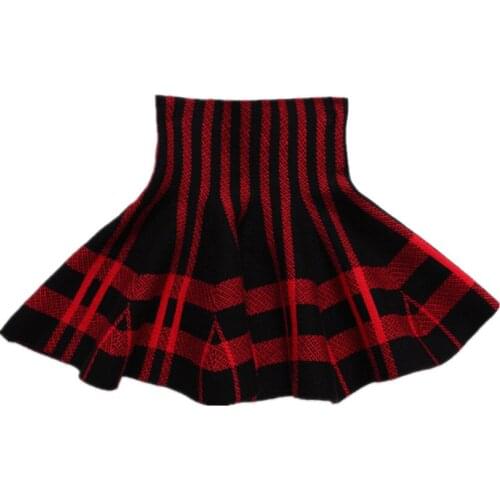 Baby Kids Girls Dancewear Cute Knit Skirt Tutu Princess Skirt 2-7Y YF165