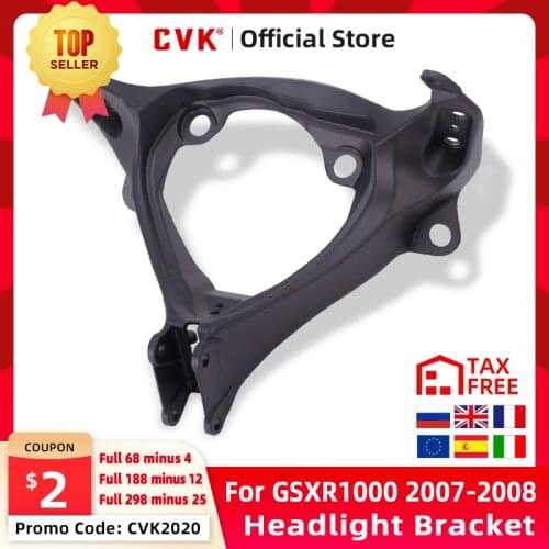 CVK Headlight Bracket Motorcycle Upper Stay Fairing For SUZUKI GSXR1000 GSXR 1000 GSX-R 2007 2008 GSX-R1000 07 08 Parts